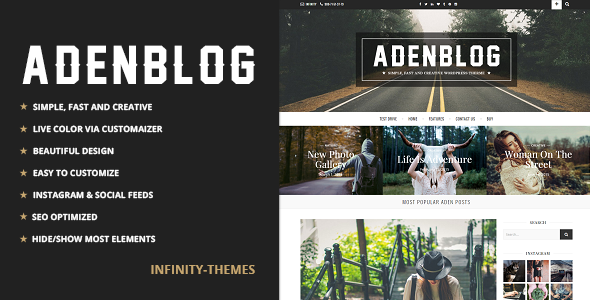 Aden - A WordPress Blog Theme Logo